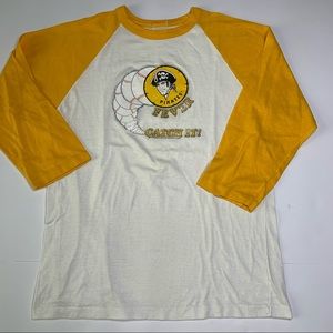 Vintage 70s Pittsburgh Pirates Baseball Tee Size M